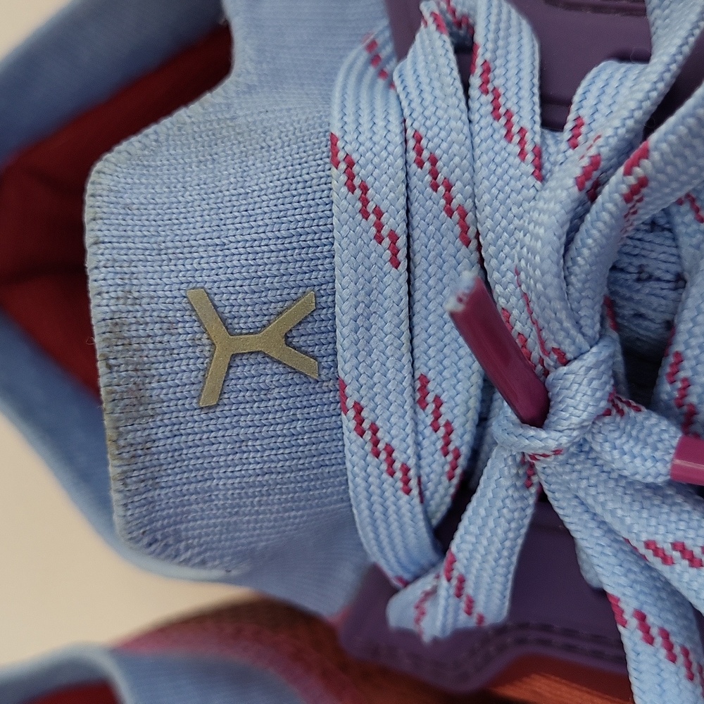 Women's Flux Special Edition Trail Running Shoe - Coral with Light Blue Accent - Picture 6 of 14